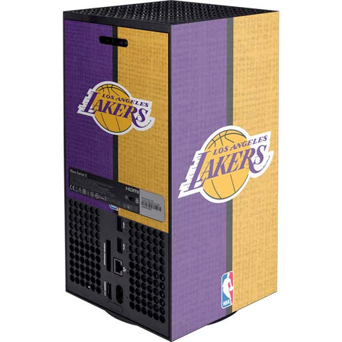 NBA Los Angeles Lakers Canvas XBox Series X Digital Edition Console Skin